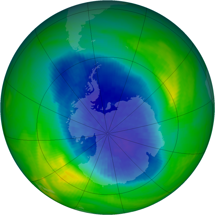Ozone Map 1984-09-30